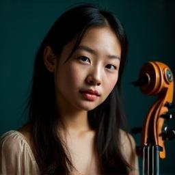 Yara Chen met contrabas